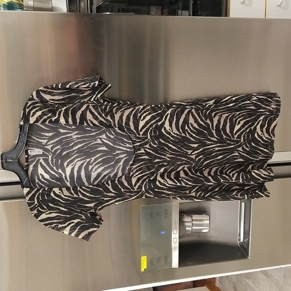 💕DEVON WINDSOR💕 Gemma Dress ~ Zebra Print Medium M - Picture 8 of 13